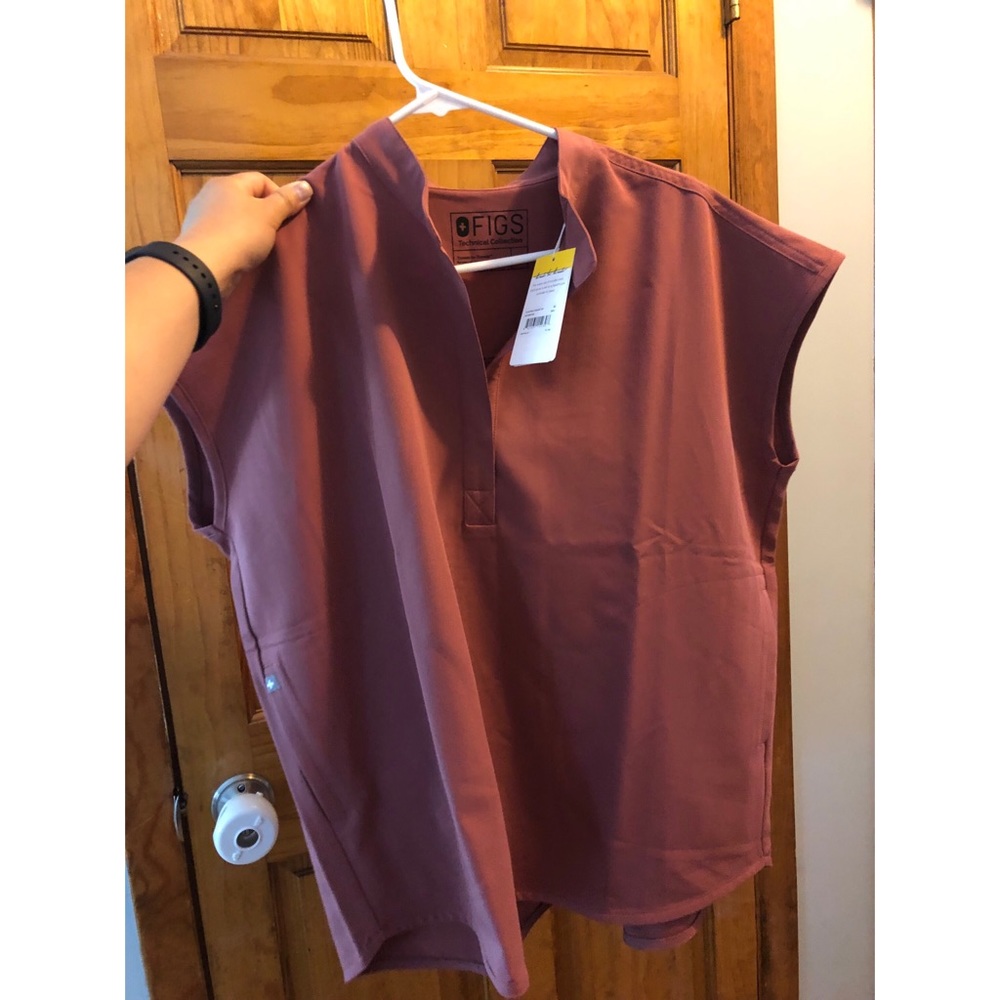 Figs Rafaela med scrub top in mauve